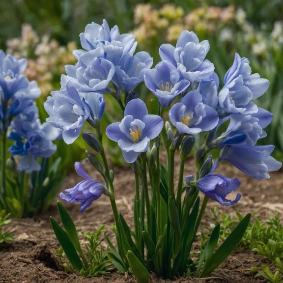 Frézia Egyszerű Virágú Kék - 10 db/csomag (Freesia Single Blue)(LA)