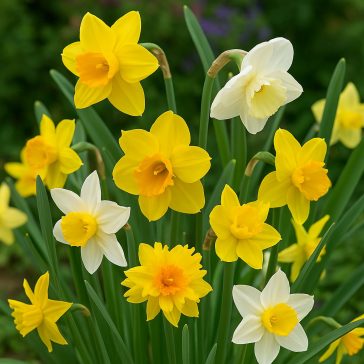   Mega-Pack Nárcisz nagyvirágú színkeverék 17 db virághagyma (KP)