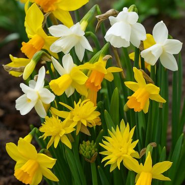   Mega-Pack Botanikai nárcisz sziklakerti keverék  20 db virághagyma (KP)