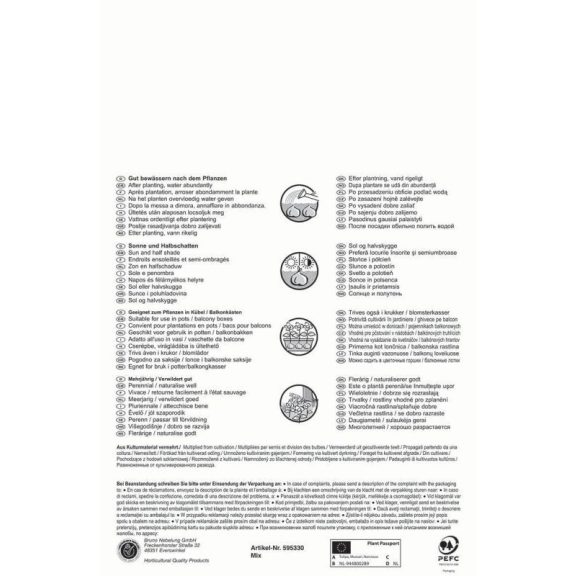 Pegasus Balkon-terasz Mix (tulipán-nárcisz-Muscari)