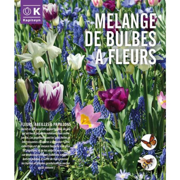 Blooms, Bees & Butterflies Landscape Garden ‘Blue’ – Kék-lila tavaszi virágmix beporzóknak (50 db virághagyma)