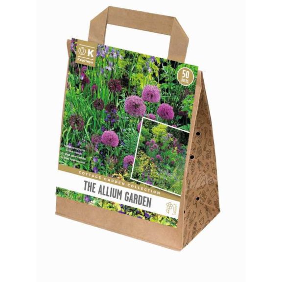 Cottage Garden ‘Allium Garden Bags’ – Lila-fehér díszhagymák keveréke (50 db virághagyma)