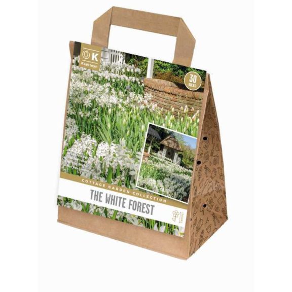 Cottage Garden ‘White Forest Garden Bags’ – Erdei hatású fehér hagymás virágkeverék (30 db virághagyma)